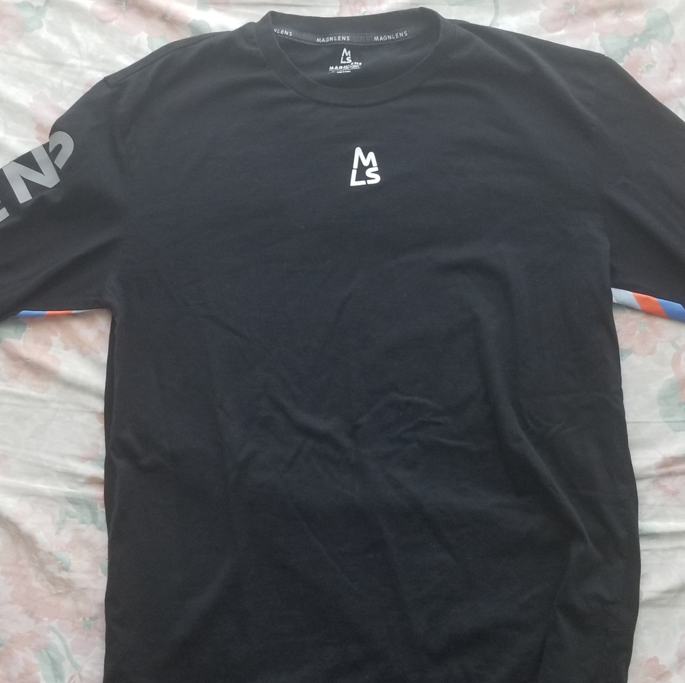 Magnlens Black Sport Shirt